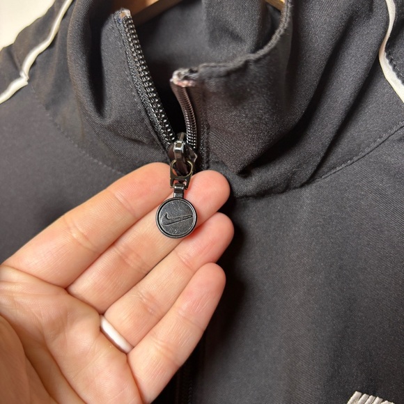 Nike Track Jacket Boys M 8-10 Black Full Zip Long Sleeve - Picture 6 of 12